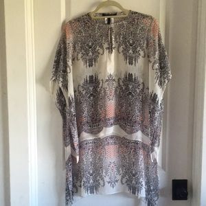 Bcbgmaxazria Stella kaftan Top Swimcover